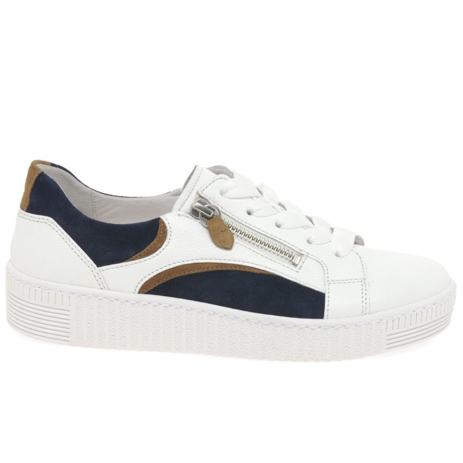 Gabour | Baskets Femme Wemo Exclusives Blanc/marine